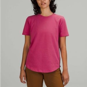 Lululemon Love Crew Tee in Pink Lychee
